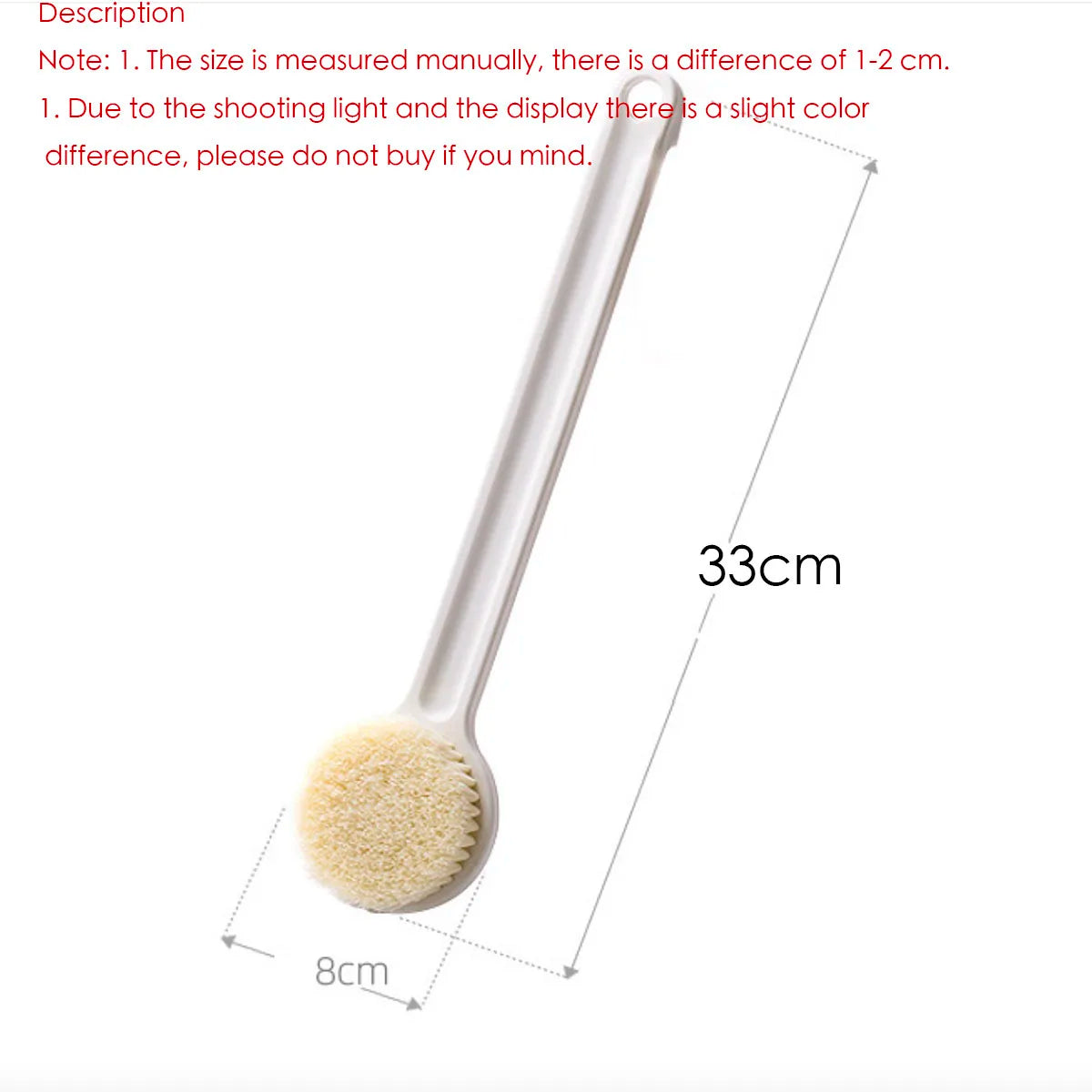 Japanese Bath Brush Long Handle Soft Hair Bath Brush Back Rubbing Body Scrubbing Gods Rub