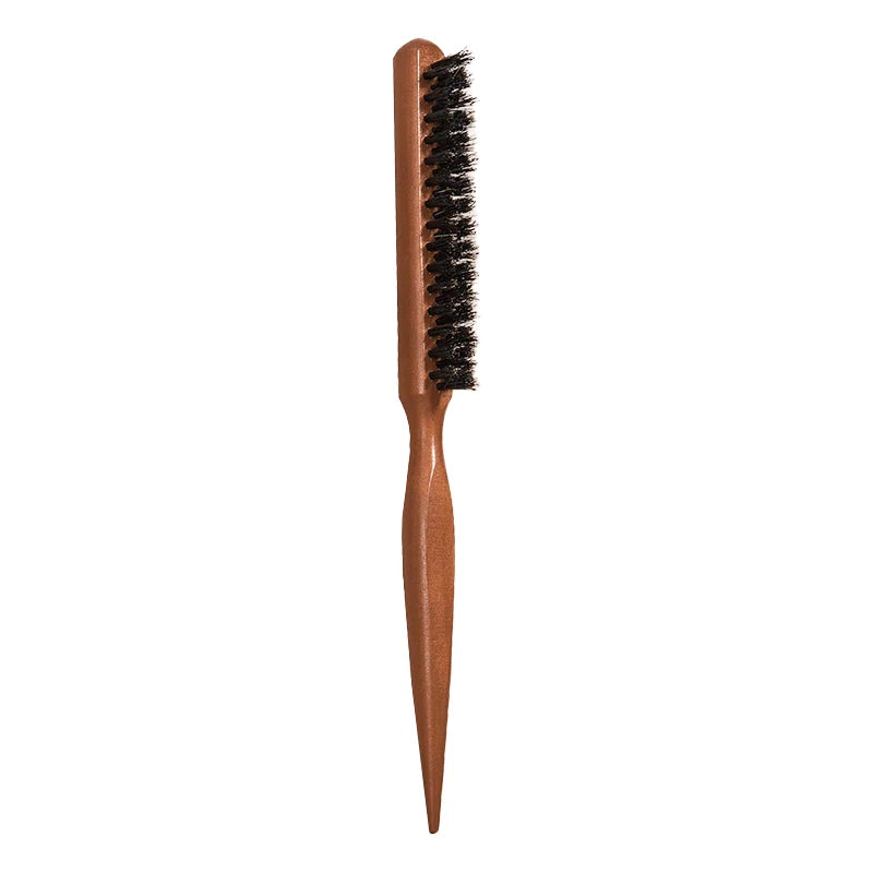 1/2pcs Premium Bristle Hairbrush with Wooden Handle-Reduces Frizz and Static- Scalp Massage Bristle Brush Set for All Hair Types