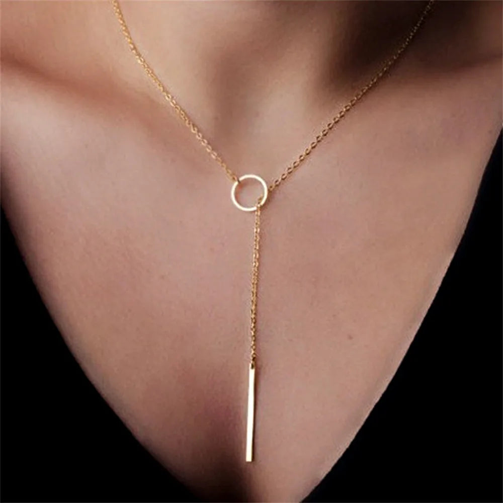 vintage layered metal pendant
