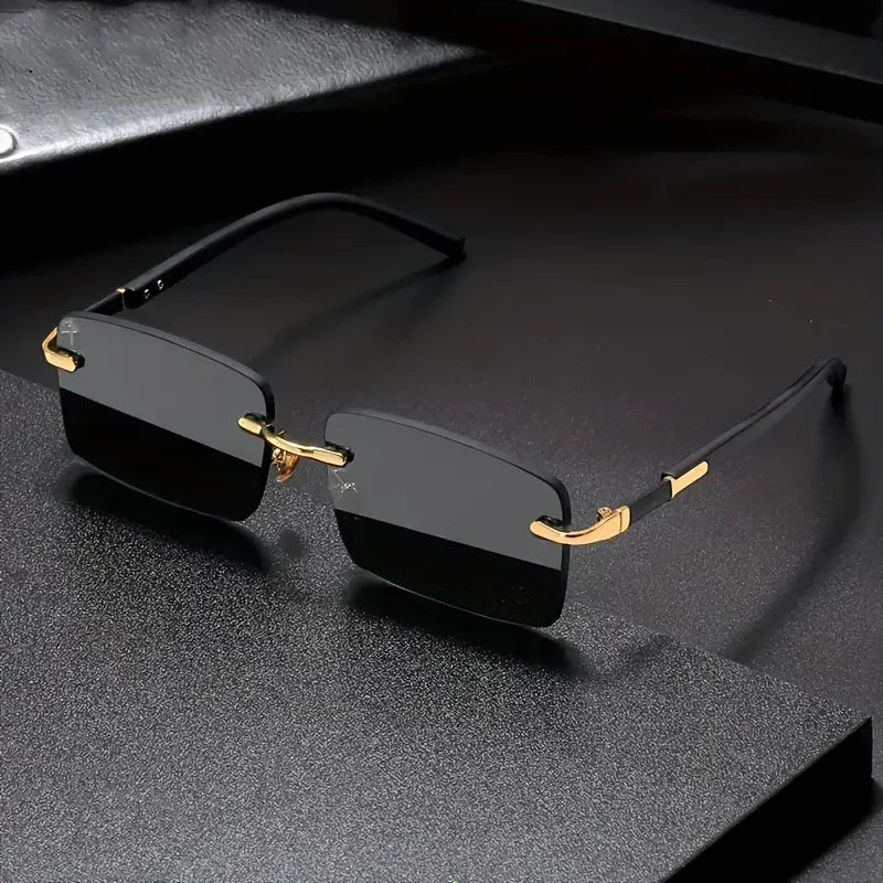 Rimless rectangle traveling oculos
