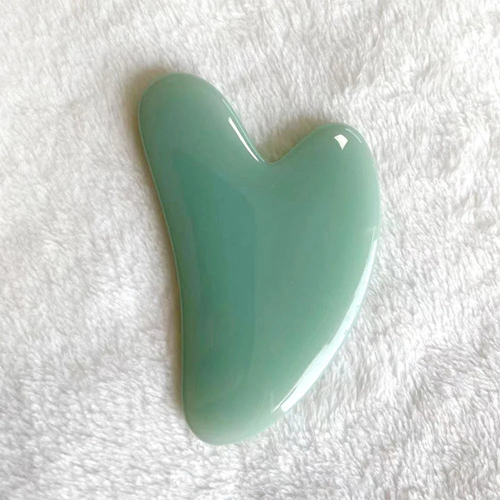 1PC Resin Gua Sha Massage Board Facial Skincare Guasha Tools Face Massager Scrapers for Face Neck Back Body SPA Massage Tool
