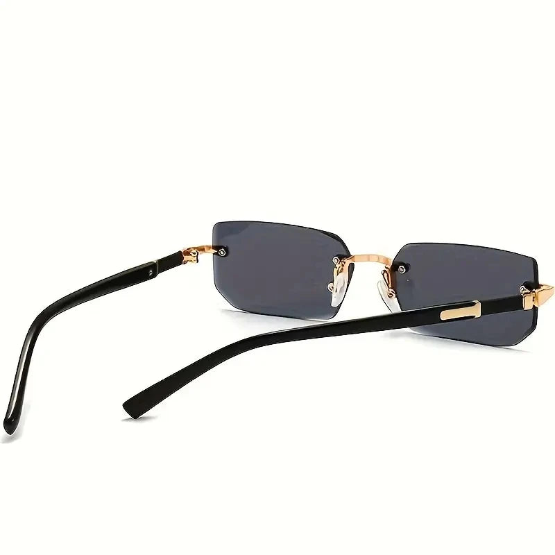 Rimless rectangle traveling oculos