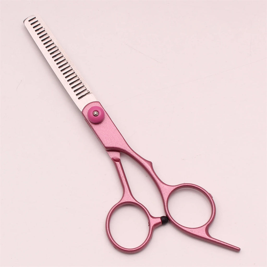 Hair Cutting Scissors 6" Japan Stainless Steel Hairdressing Scissors Thinning Shears Hair Scissors Set Styling Tool C1000
