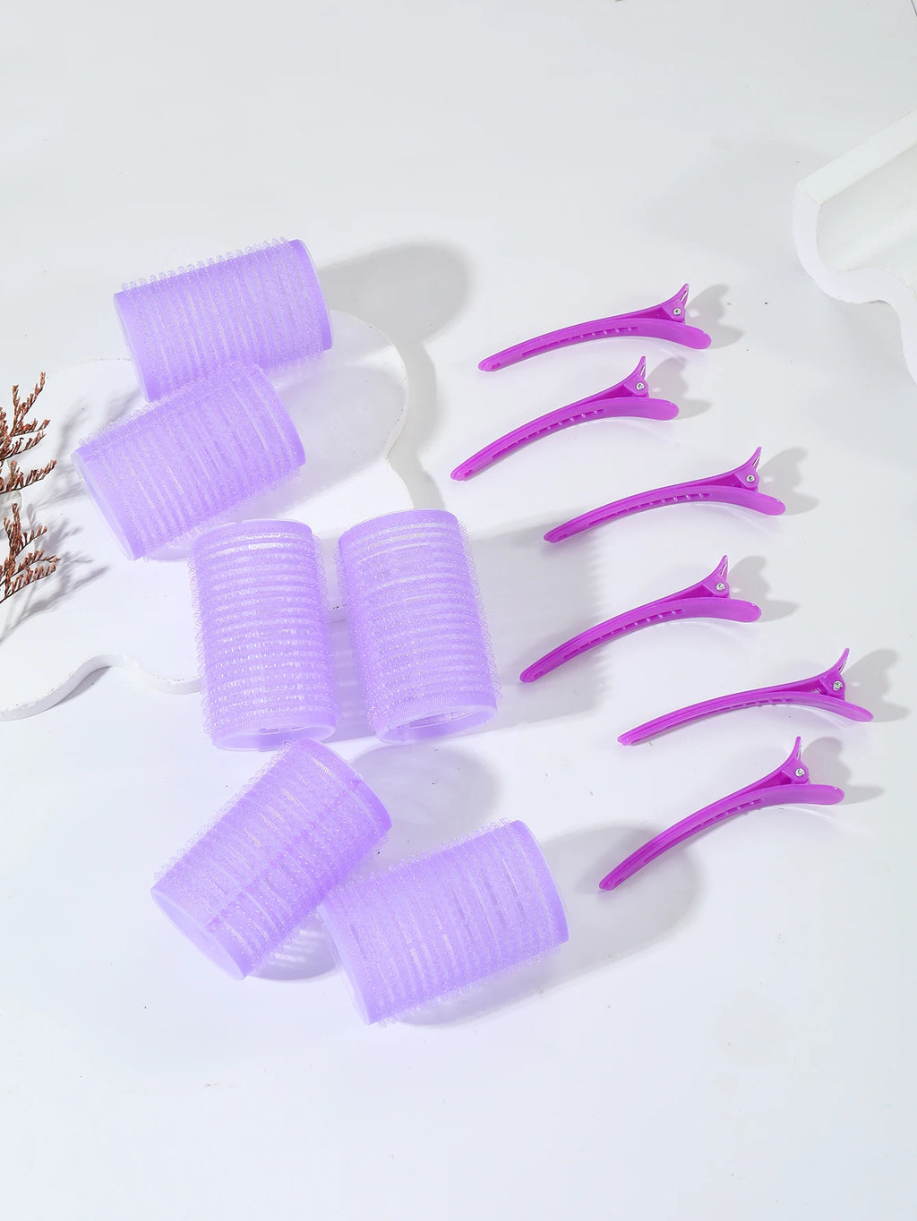 self adhesive hair curling iron tube
